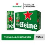 Thùng 24 lon bia Heineken Original 330ml - Ảnh 2